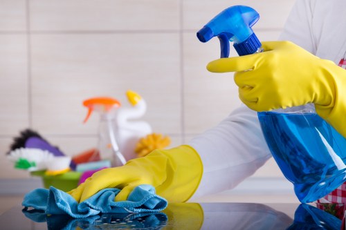 Airbnb cleaning service preparing a guest-ready Bayswater property