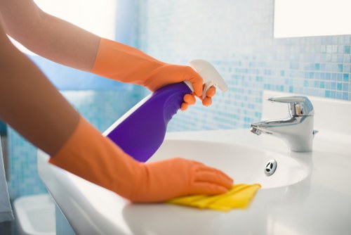 Risk assessment and safety preparation before cleaning in Bayswater