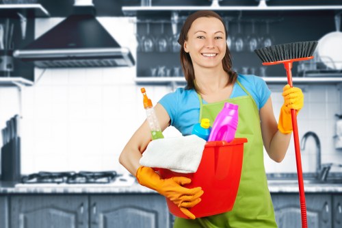 Professional end of tenancy cleaning in a Bayswater apartment interior